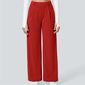 HALARA NWOT SIZE L High Waisted Side Pocket Straight Leg Work Pants
CINNABAR